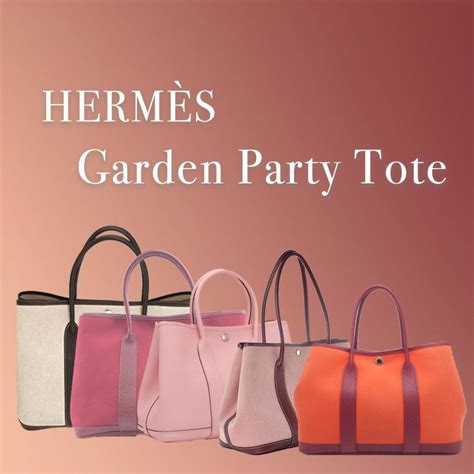 vintage hermes tote|hermes tote garden party.